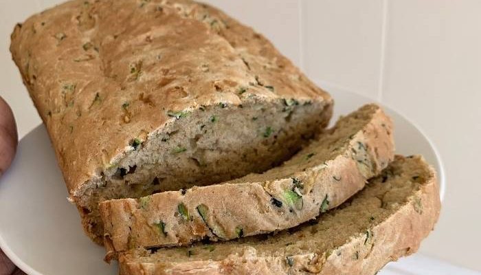 Healthy Vegan Zucchini Walnut Loaf