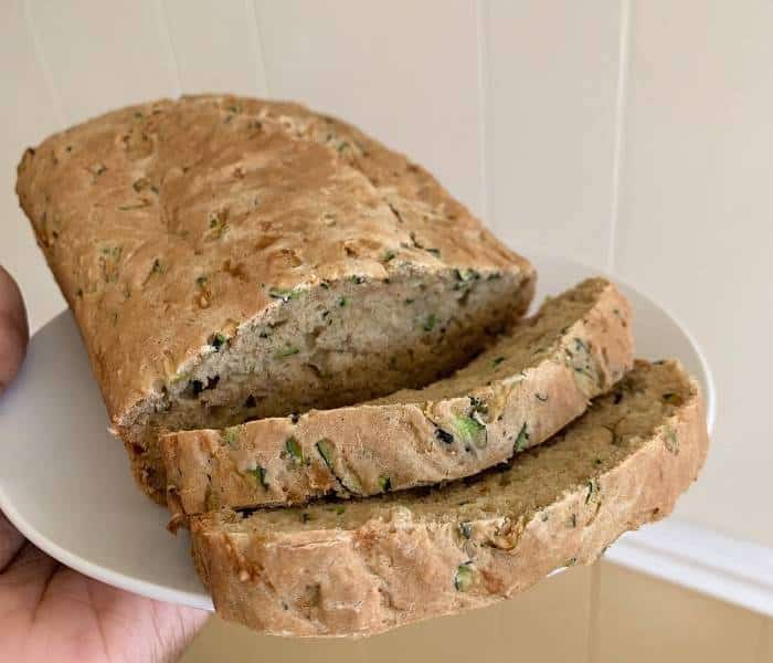 Healthy Vegan Zucchini Walnut Loaf
