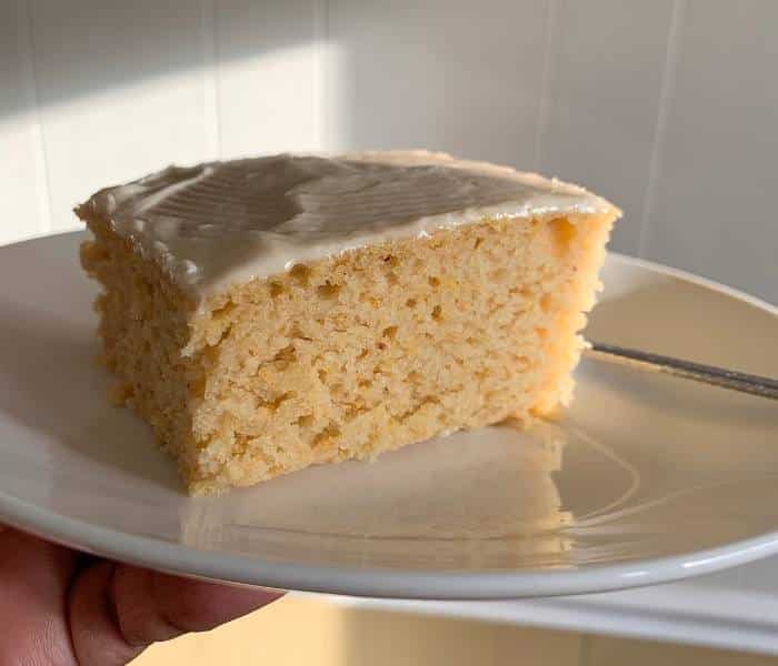 easy dairy-free cornmeal cake