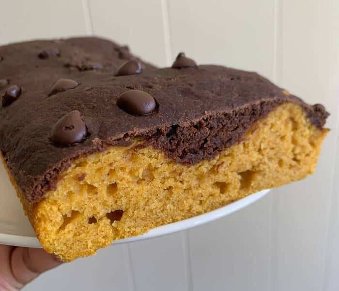 Pumpkin Chocolate Double Layer Loaf