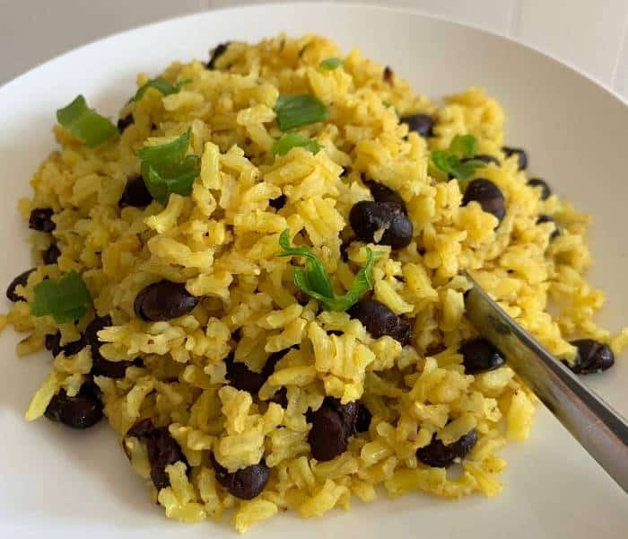 Yellow Rice With Beans