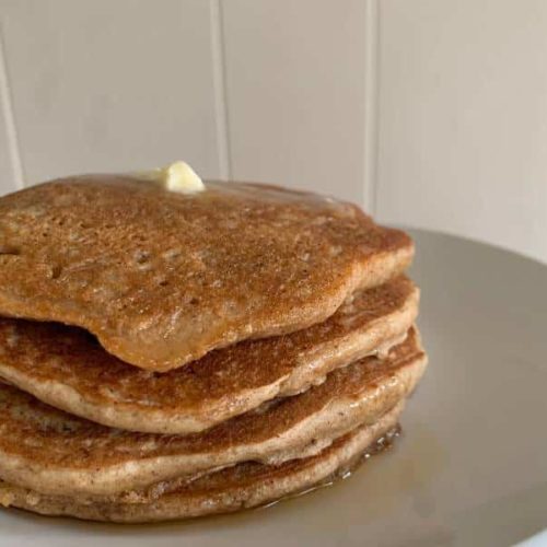 super delish applesauce pancakes