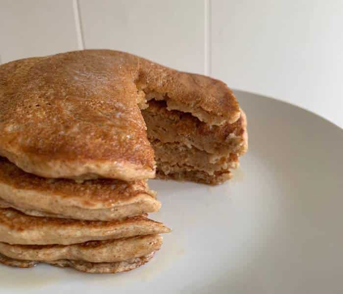 vegan applesauce pancakes