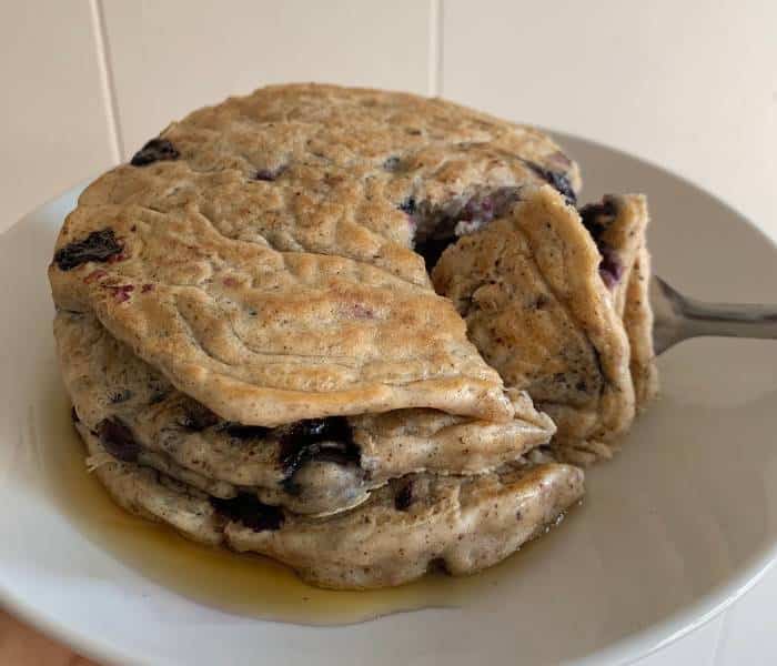 oatmeal blueberry pancakes