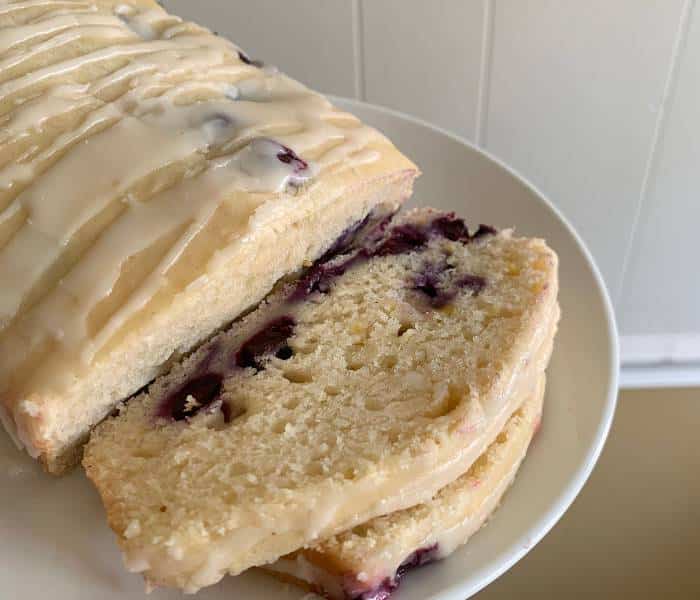 vegan blueberry lemon cake