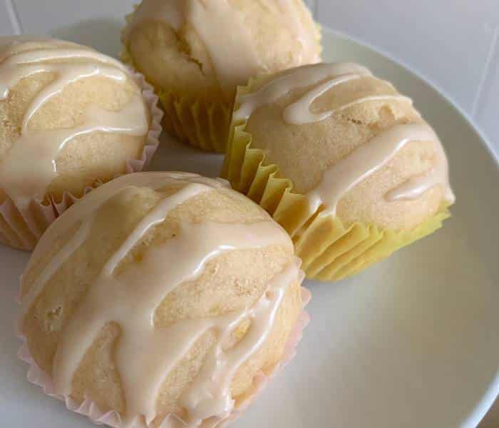 homemade healthy lemon muffins