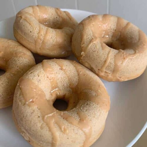 soft baked peanut butter doughnuts
