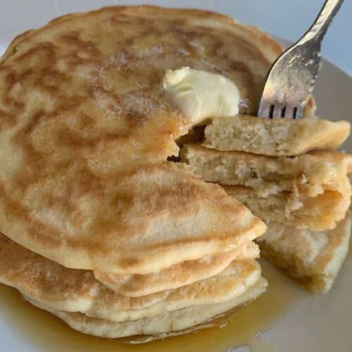 restaurant style fluffy pancake recipe