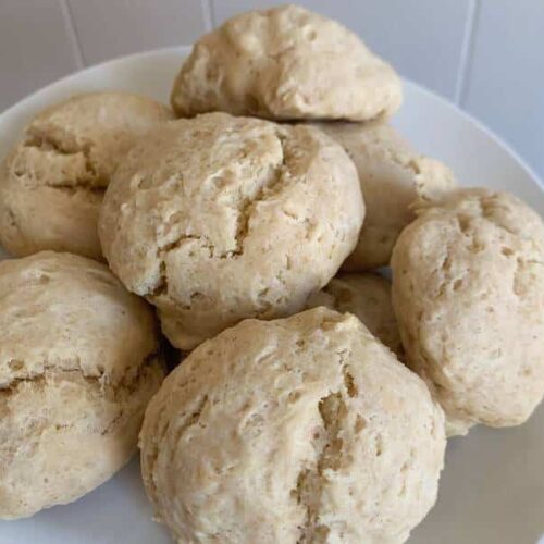 easy homemade vegan drop biscuits