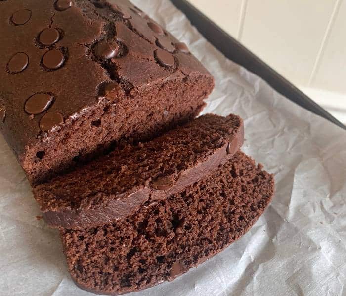 vegan chocolate loaf cake